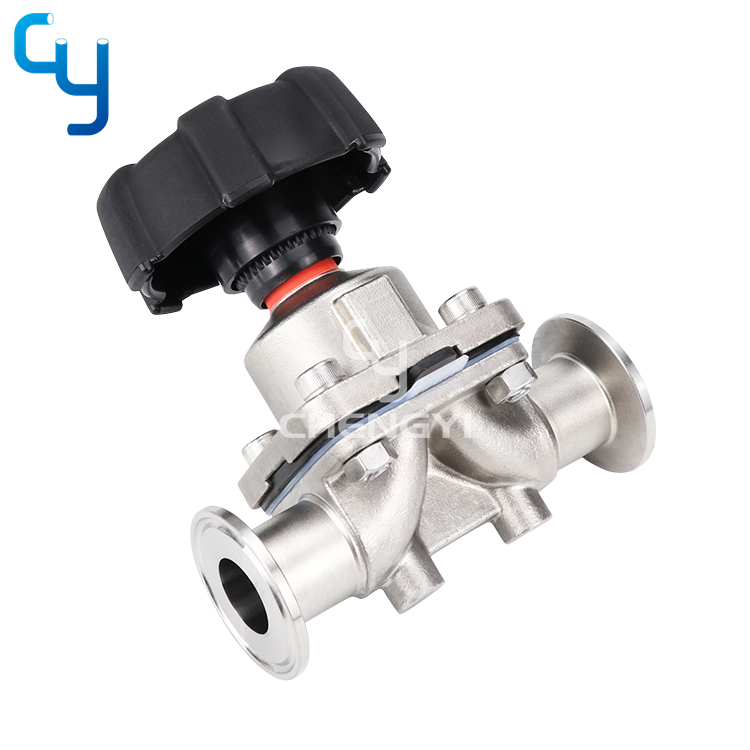 Manual diaphragm valve