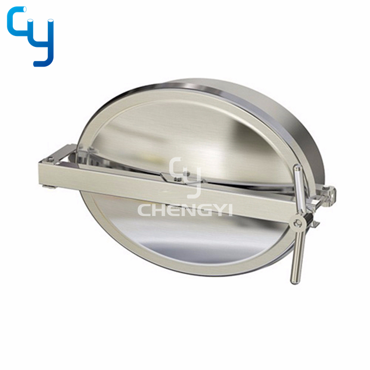 Stainnless steel sanitary oval manhole