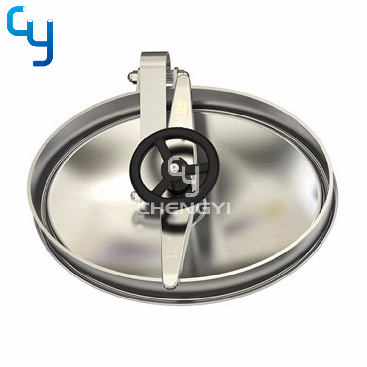 Stainless steel oval manhole