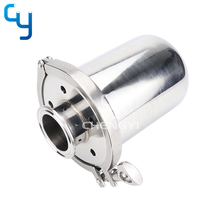 Stainless steel sanitary rebreather
