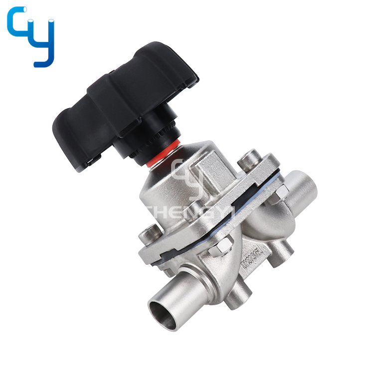 Manual diaphragm valve