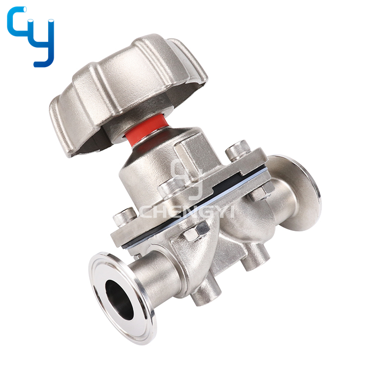 Manual diaphragm valve