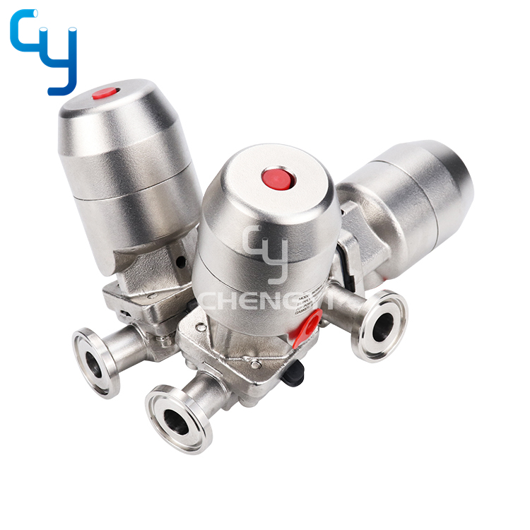 Series diaphragm valve