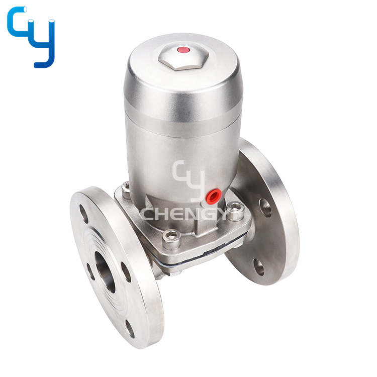 Pneumatic diaphragm valve