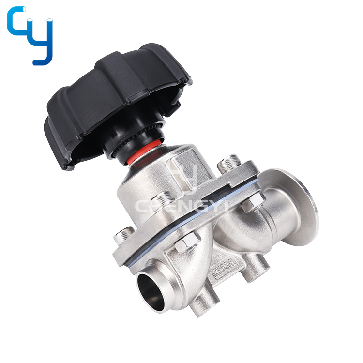 Manual diaphragm valve