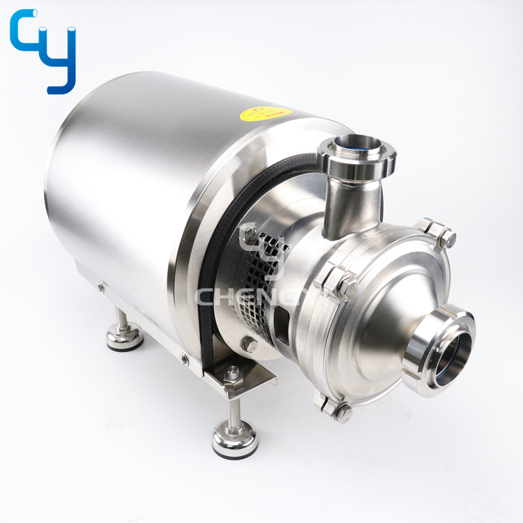 Sanitary self-priming pump