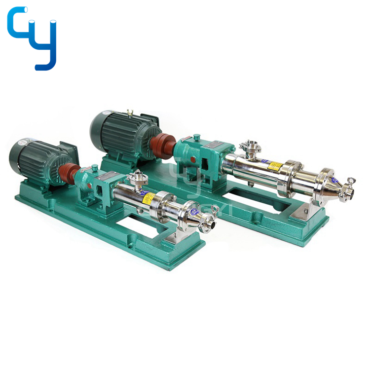 Sanitary single-screw pump