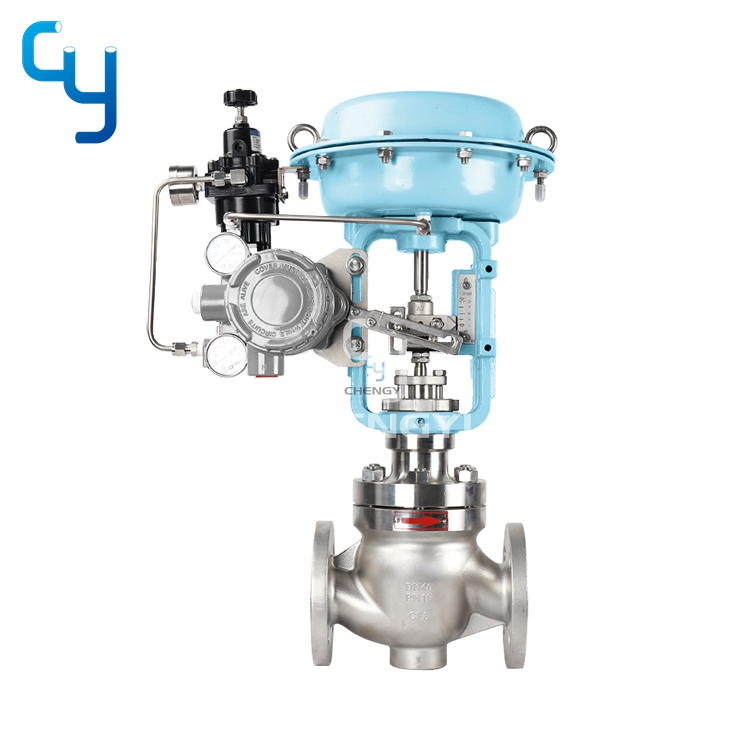 Cage guided single-seated control valve (Globe type) Cage guided single-seated control valve (Globe type)