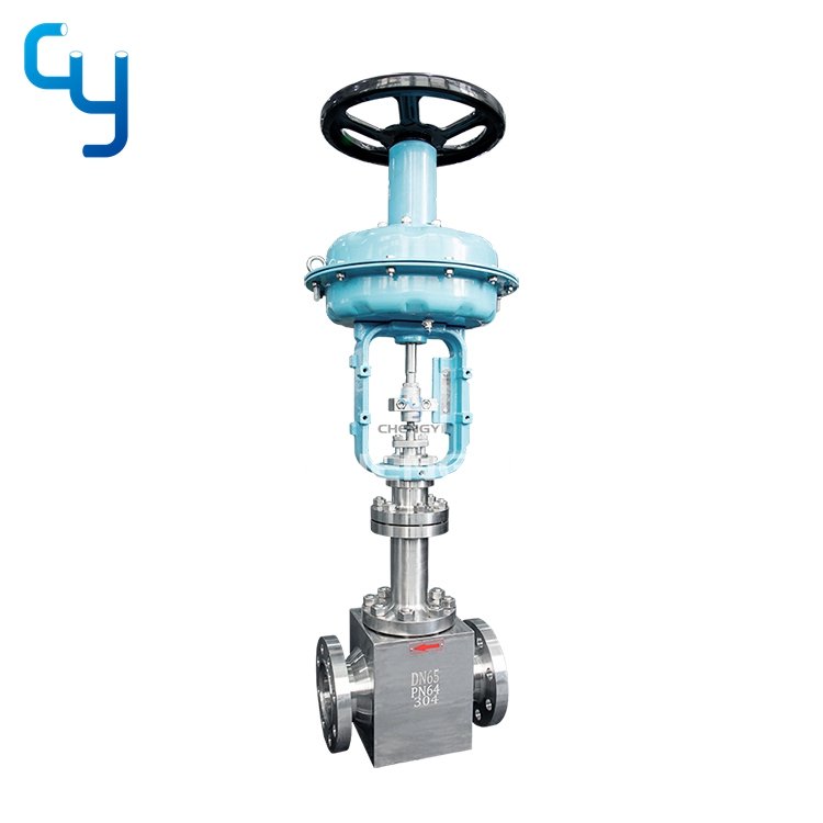High pressure cage control valve