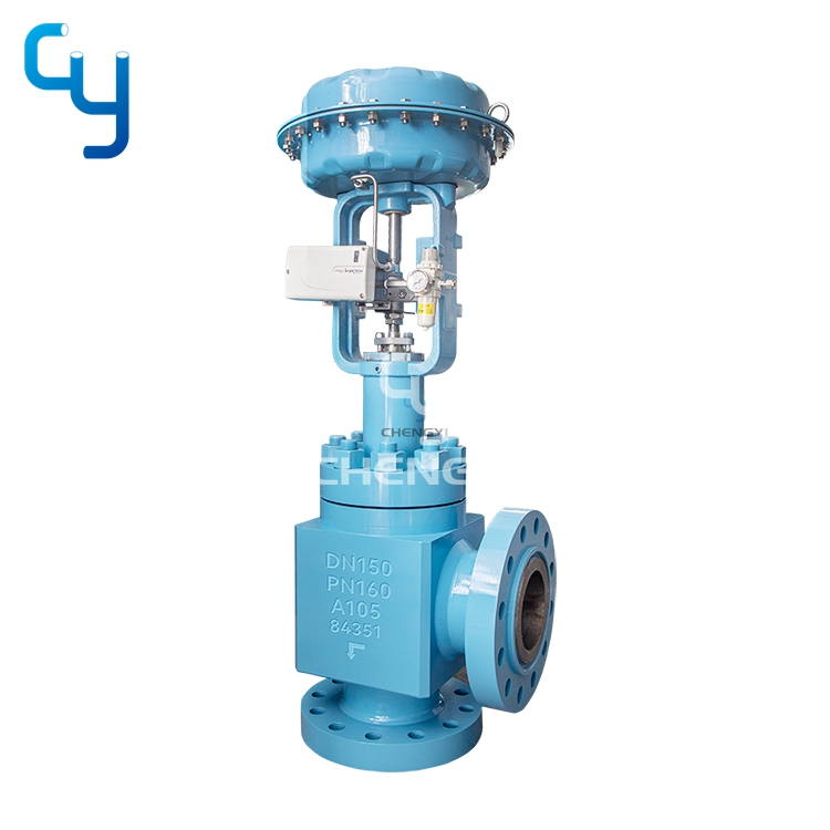Pneumatic regulating angle valve Pneumatic regulating angle valve