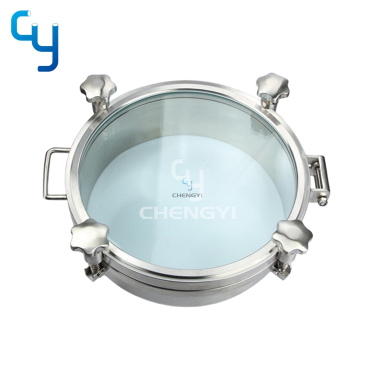 Whole Glass Round Manhole