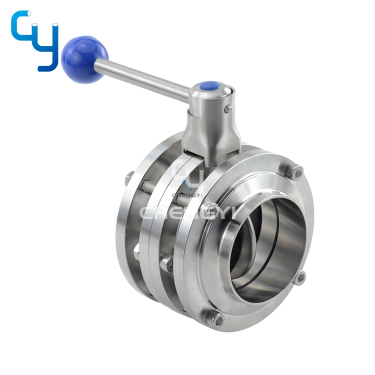 Welded Three-Piece Manual Butterfly Valve