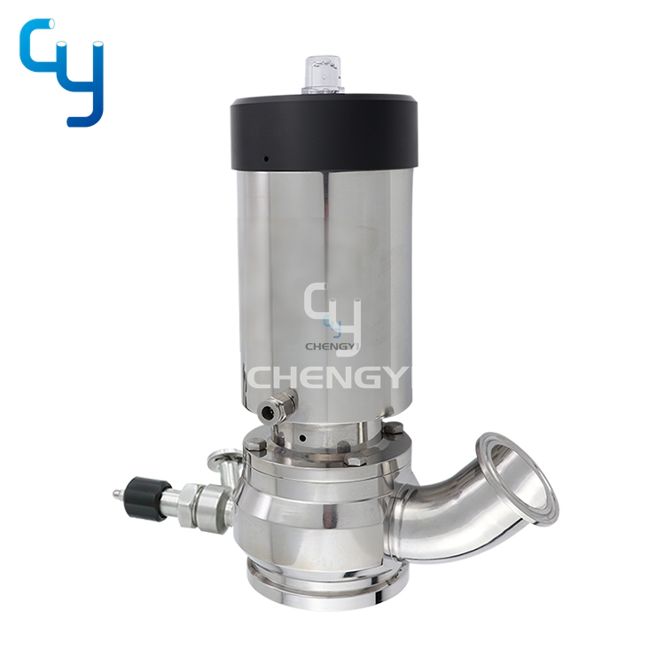 Pneumatic Radial Tank Bottom Valve With Sampling Valve