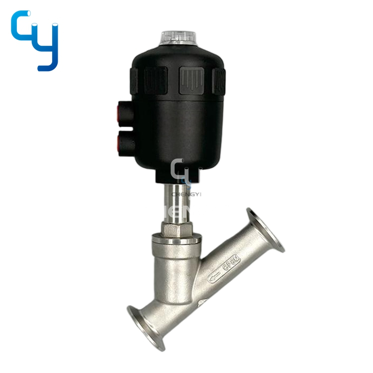 Pneumatic Clamped Angle Seat Valve