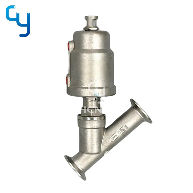 Pneumatic Clamped Angle Seat Valve