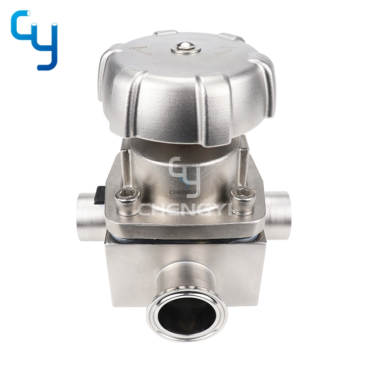 T-Type Three Way Diaphragm Valve