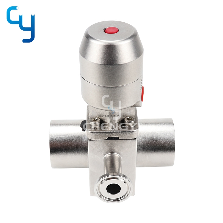 T-Type Three Way Diaphragm Valve