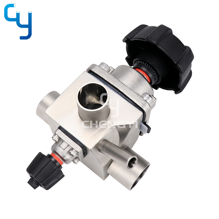 T-Type Three Way Diaphragm Valve