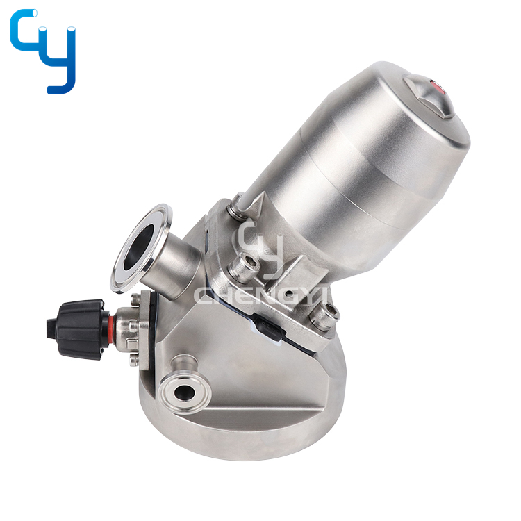 Pneumatic Manual Tank Bottom Diaphragm Valve