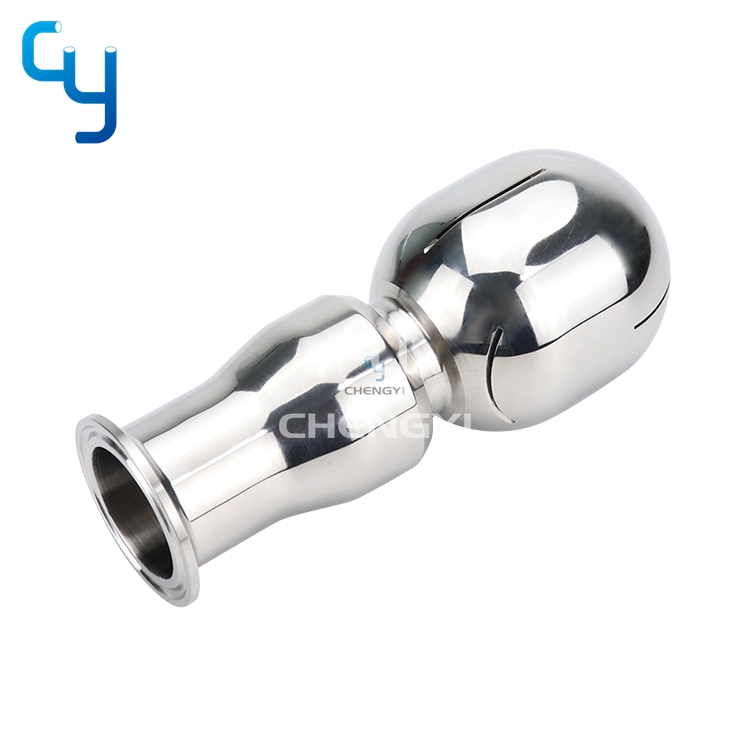 Clamped Rotary Cleaning Ball