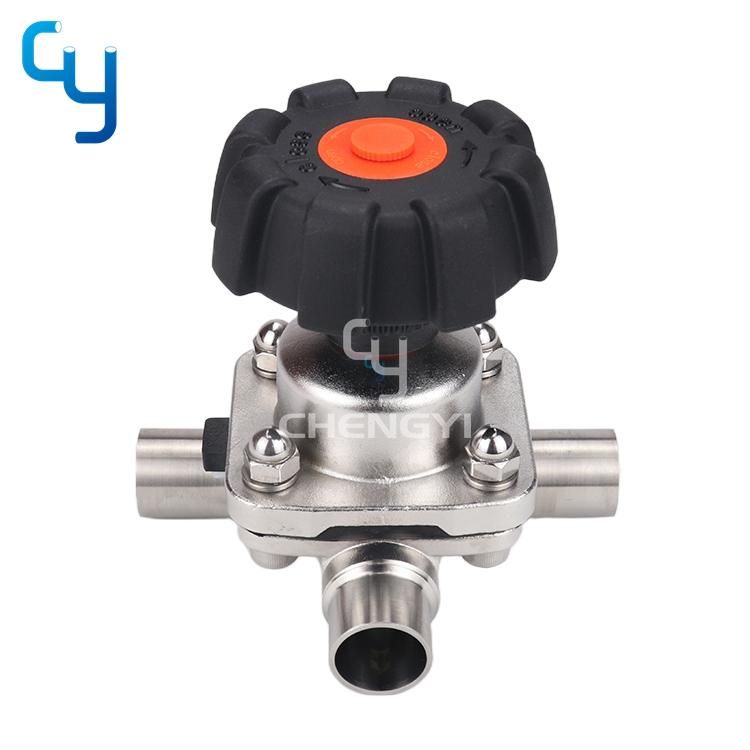 T-Type Three Way Diaphragm Valve