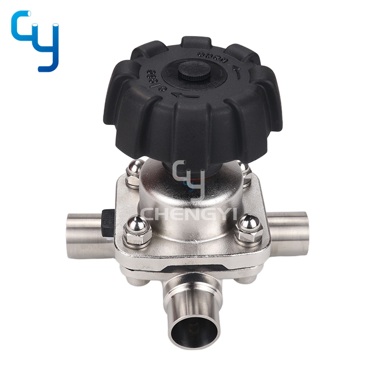 T-Type Three Way Diaphragm Valve