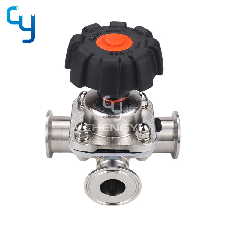T-Type Three Way Diaphragm Valve