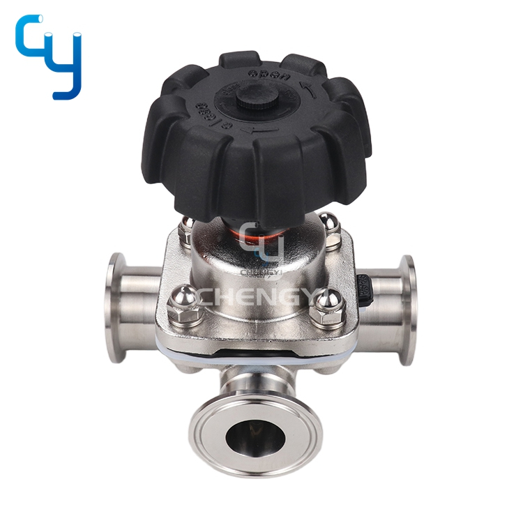 T-Type Three Way Diaphragm Valve