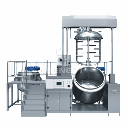 Ointment vacuum emulsifying mixer