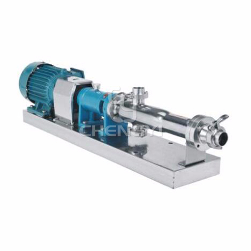 Sanitary single-screw pump